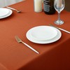 Biscaynebay 2 Pack Christmas Table Cloth Rectangle 60x108 Inch, Rust