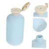 Mobestech 2Pcs Flip Cap Travel Bottles for Toiletries Leakproof Plastic