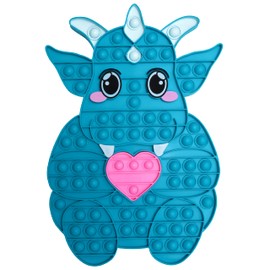 Swop its Roary Character Collectable Push Pop Bubble Fidget Sensory Toy for Anxiety & Stress Relief with Glow-in-The-Dark Heart, Food-Grade Bubble Popping Sensory Toy for Autism & ADHD- Novelty Gifts…