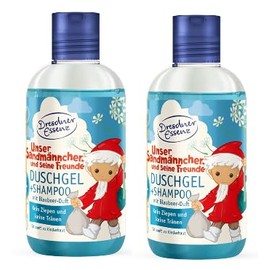 Dresdner Essenz Unser Sandmännchen 2-in-1 Shower Gel & Shampoo, 2 x 250 ml, Pack of 2