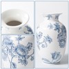 Magclay Blue and White Vase for Home Decor, Ceramic Chinoiserie