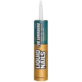 Liquid Nails Tub Surround and Shower Wall Adhesive (LN715), 10oz