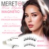 MERETON Magnetic Eyelashes with Applicator - Reusable Magnetic Lashes Kit