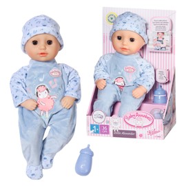 Baby Annabell Little Alexander 709887 Zapf Creation 36 cm Soft Doll with Fabric Body and Sleeping Eyes 36 cm