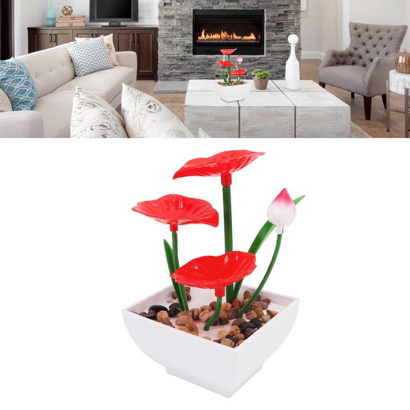 Desktop Fountain Ornament Indoor Small DIY Tabletop Circulating Waterfall Decoration