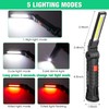 4 Pieces LED Work Light COB Rechargeable Work Lights with