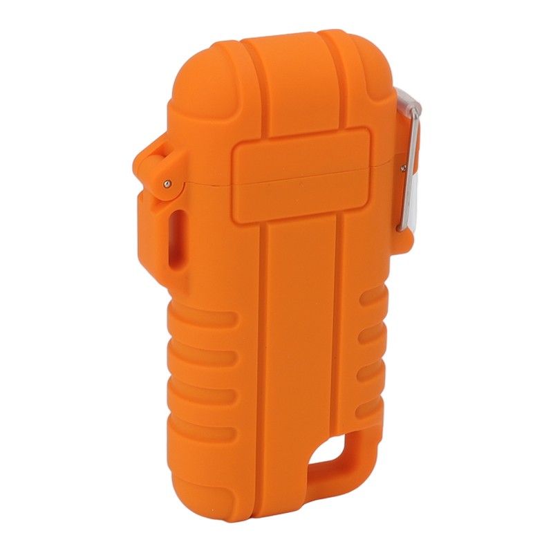 USB Rechargeable Lighter Windproof Dual Arc Lighter Waterproof Flameless Electric