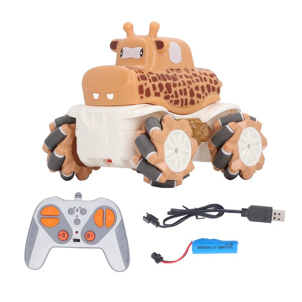 Remote Control Toy Car Giraffe Cartoon Image Rechargeable Stunt RC