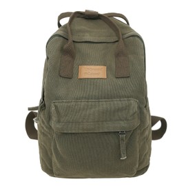 TeeYee Canvas Backpack Women's Backpack with Handle Large Capacity Girls Daypack School Backpack with Multiple Compartments, Green