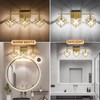 BEHIYA Bathroom Vanity Light with 3 Bulbs Bathroom Light Fixtures