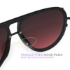 Ivy Luxe Ruby Aviator Sunglasses (by TopFoxx)