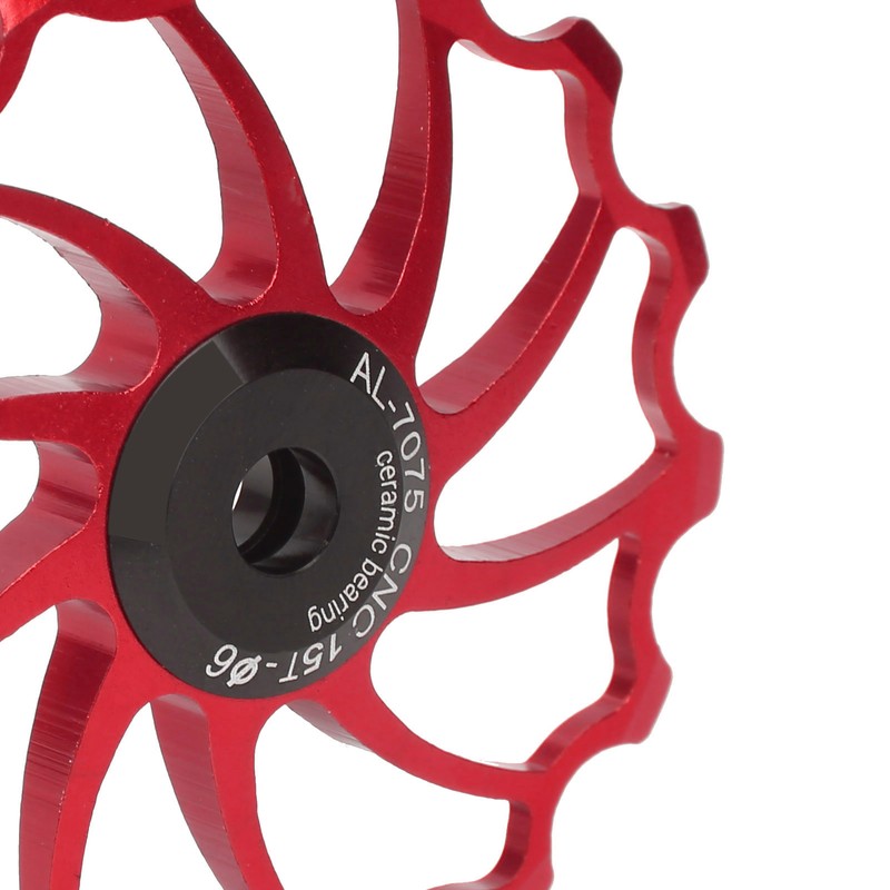 MEIJUN Rear Derailleur Guide Pulley Wheel 15T Ceramic Bearing for