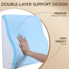 SofGlowly Lumbar Support Pillow for Recliner,Large Memory Foam Back Support