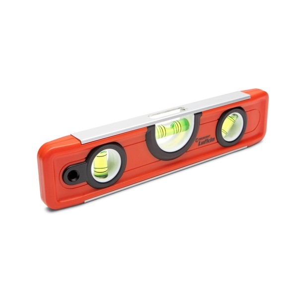 Lufkin LTL1000-02 Composite Torpedo Level 9" with Compact Size for Use in Tight Spaces and to be Carried in a Pocket or Tool Bag with Ease