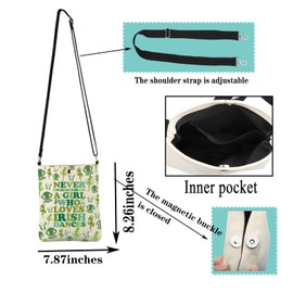 JYTAPP Irish Dancer Crossbody Bag Dance Teacher Gift Irish Dance Era Bag (beige)