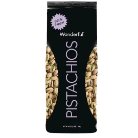 Wonderful Pistachios In Shell Salt & Pepper Flavored Nuts XL 48 Ounce Bag 8/25