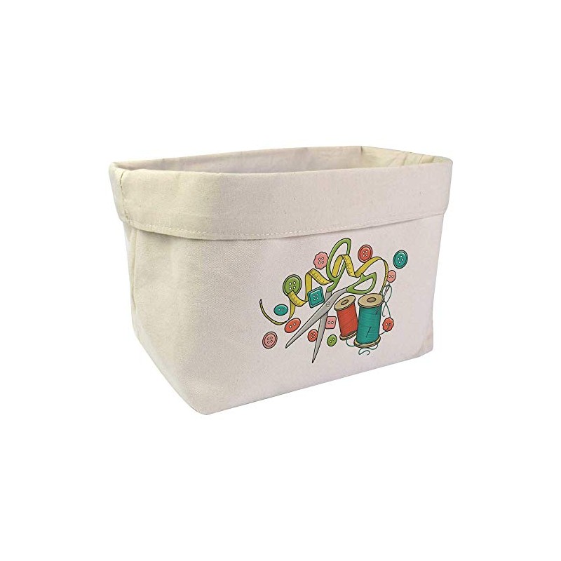 Large 'Sewing Tools' Canvas Organiser/Storage Bag (OR00010495)