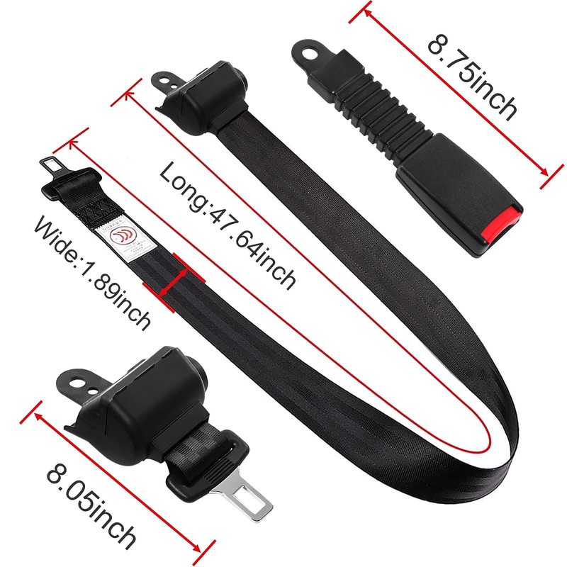 Gaoerfu-CP Golf cart seat Belts, Retractable, Universal,for EZGO, Club Car,