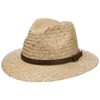 Lipodo New Steven Traveller Straw Hat - Natural Colour Hat