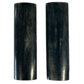 Malayan Products Camel Bone Knife Scales Many Options, Handle Making Premium Blanks 5 inch, dyed Unique Custom Crafting Natural Material (Black)