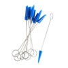 10PCS Piano Tuning Mutes Metal Handle Triangular Rubber Fixing Tool