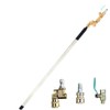 PULJOGDE Radiator Cleaning Wand, 24 Inch Pressure Washer with 4 Nozzle Tips