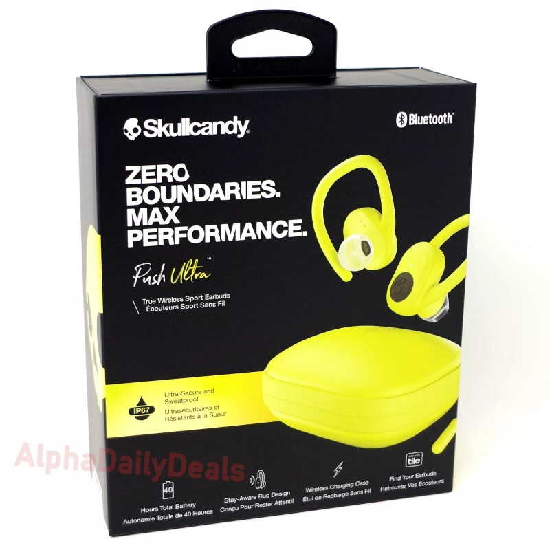 Skullcandy NEW Skullcandy Push Ultra True Wireless Sport Earbuds Headset