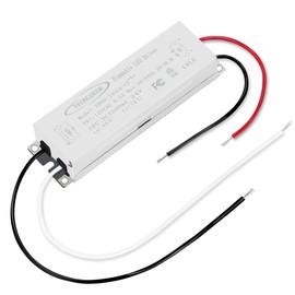 NAWVACE 60W Triac Dimmable LED Driver, 24V 2.5A Power Supply, Electric Transformer, 120V AC to 24V DC LED Strip Light Dimming Converter for Computer Projects, Cabinet Lights