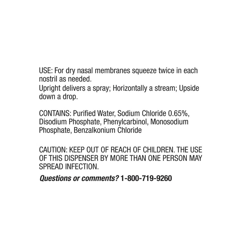 Equate Premium Saline Nasal Moisturizing Spray, 1.5 fl oz -