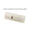 Changsuo Cable Management Box Small White, Extension Cord Organizer for