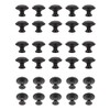 Black Cabinet Knobs, 30 Pcs 1-1/5 inch Kitchen Cabinet Knobs, Kitchen Cabinet Hardware, Black Drawer Knobs by MoHern