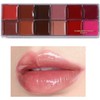 Paleta De Labios 12 Colores Maquillaje Labial Mate De Larga
