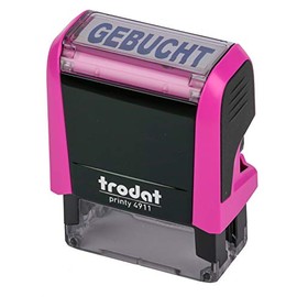 Trodat Printy 4911 Fuchsia Booked Blue