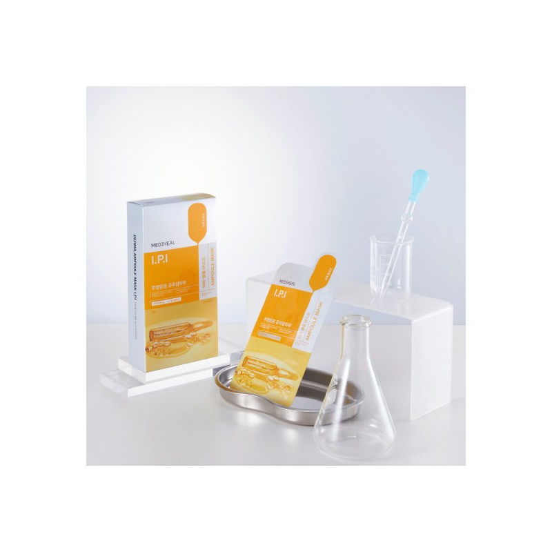 Mediheal Derma Radiance Brightening IPI Ampoule Mask 10 Sheets /