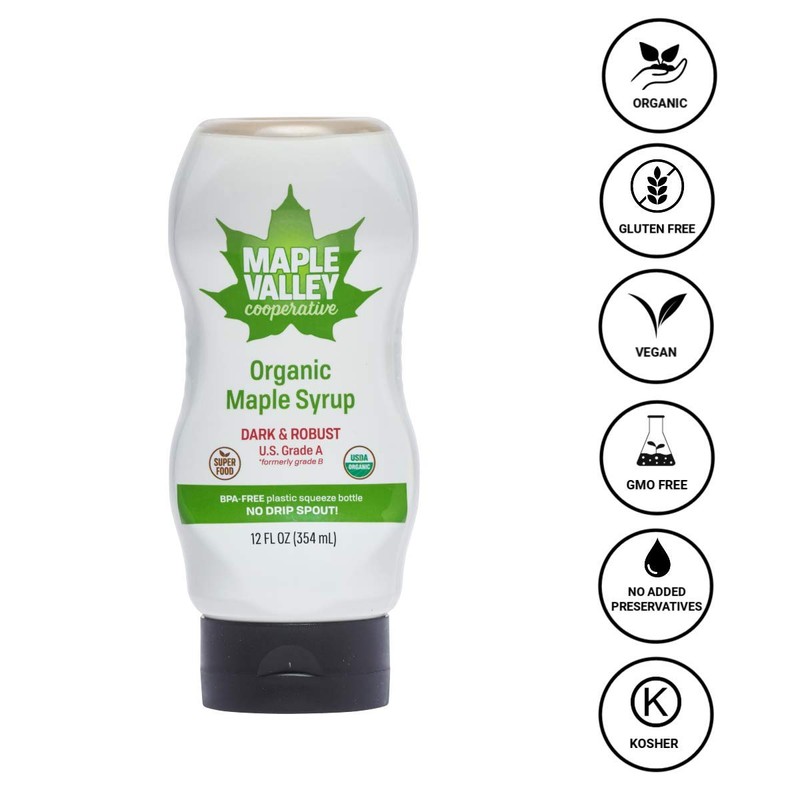 Maple Valley Cooperative Organic Maple Syrup Grade A Dark and