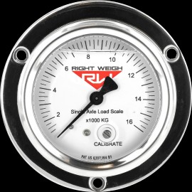 Right Weigh 250-16KG-FF SINGLE Axle Kilograms Load Scale for Single HCV Air Susp