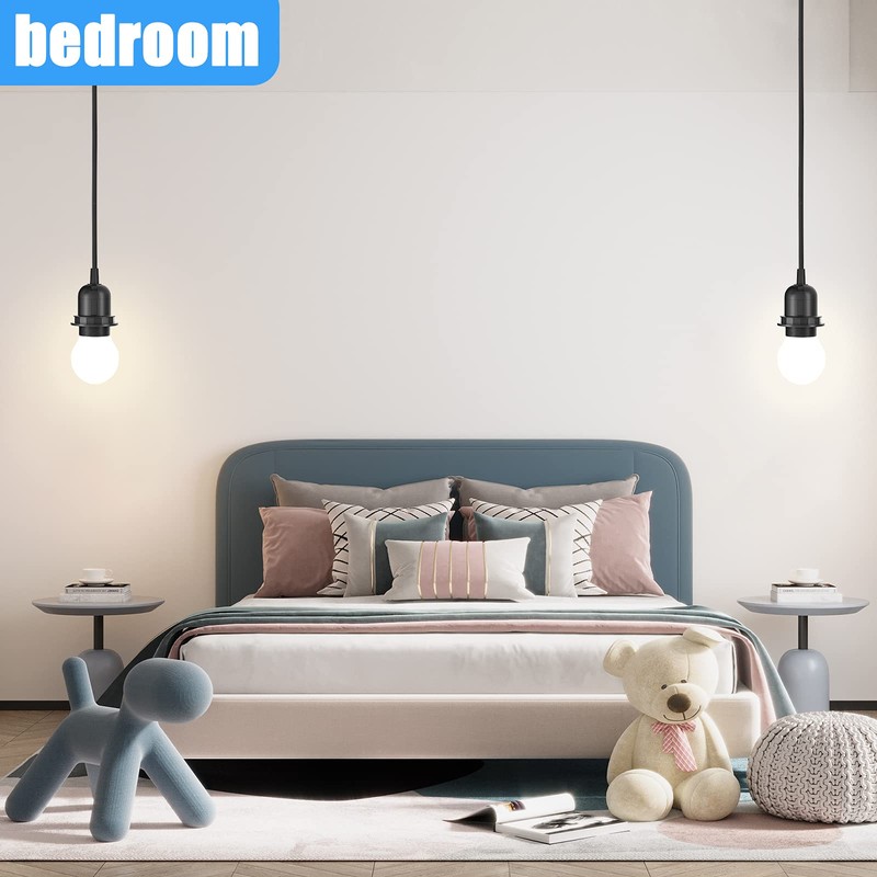 3 x E27 Lamp Holder with Cable, Lamp Holder with