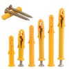 120 Pcs Drywall Anchors and Screws, CuiCanfla PVC Expansion Wall