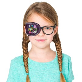 Eye Patch- Flowers Pocket Patch for Children by Patch Pals…… (Right Eye Coverage)