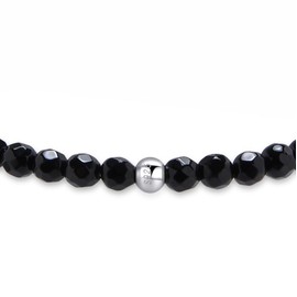 Dada Gioielli - Women's Bracelet Birthday Gift for Her 9 Genuine Natural Stones for 9 Female Personalities Choose Your Personal Stone, Stainless Steel Sterling Silver