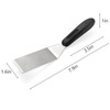 【2Pcs】 Small Spatula, Mini Serving Spatula for Kitchen Use, Metal
