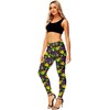Womens Mardi Gras Leggings New Orleans Carnival Masquerade Mask Print