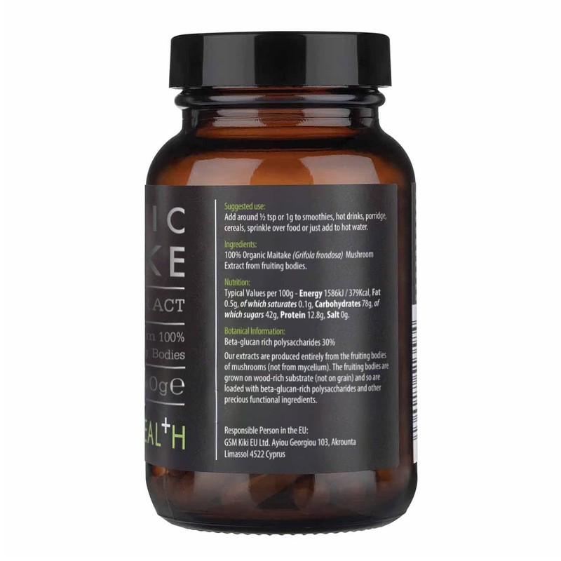 KIKI Health Organic Maitake Extract Mushroom Powder | Antioxidants Rich