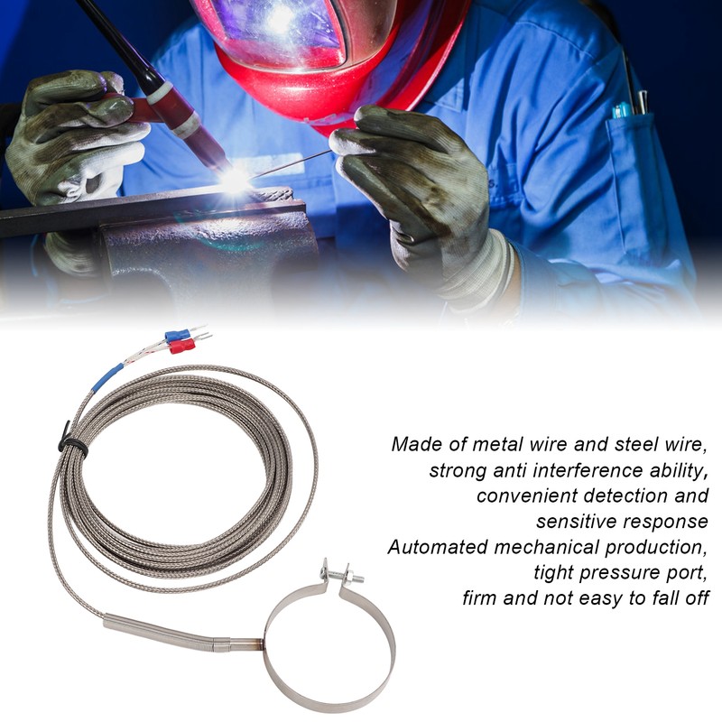 Thermocouple Thread High Sensitivity Wide Measurement Range 0‑400°C Multi Size