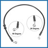 A ABSOPRO 70cm 27.56" Motorcycle Brake Clutch Oil Hose Line