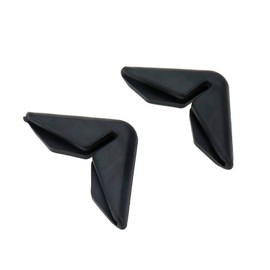 Modengzhe 2 Pcs Car Front Door Anti-Collision Corner Guards, PVC Car Door Bump Edge Anti-Scratch Rubber Protector, 38 x 38 mm