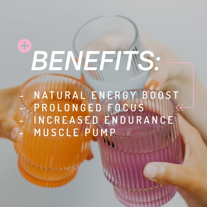 PWDRS Pre-Workout Powder, All Natural Pre Workout for Energy, Pump,