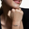 XENOX® Infinity bracelet, women's bracelet made of high-quality 925 sterling