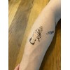 2 Sheets Temporary Cross Tattoo Rosary Tattoos Jesus Tattoo Bed