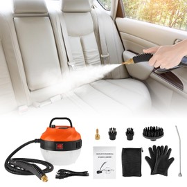 BEAMNOVA Power Car Steamer for Auto Detailing High Pressure Handheld Steam Cleaner with 1.4L 0.37Gal Water Tank 2500W Portable Electric Steam Cleaning Machine Home Use Kitchen Floors Tools